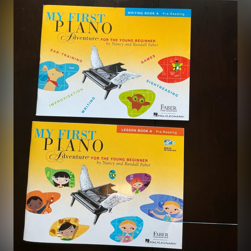 Faber; my first piano adventure set